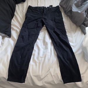H&M skinny fit stretch black Chinos. US 30